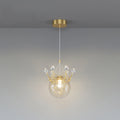 FLORENCE FROSTED FLORA PENDANT LIGHT