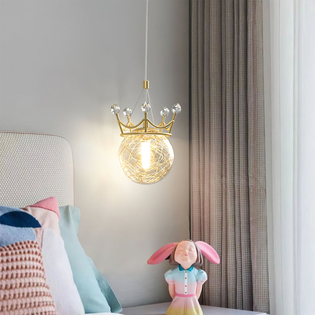 FLORENCE FROSTED FLORA PENDANT LIGHT