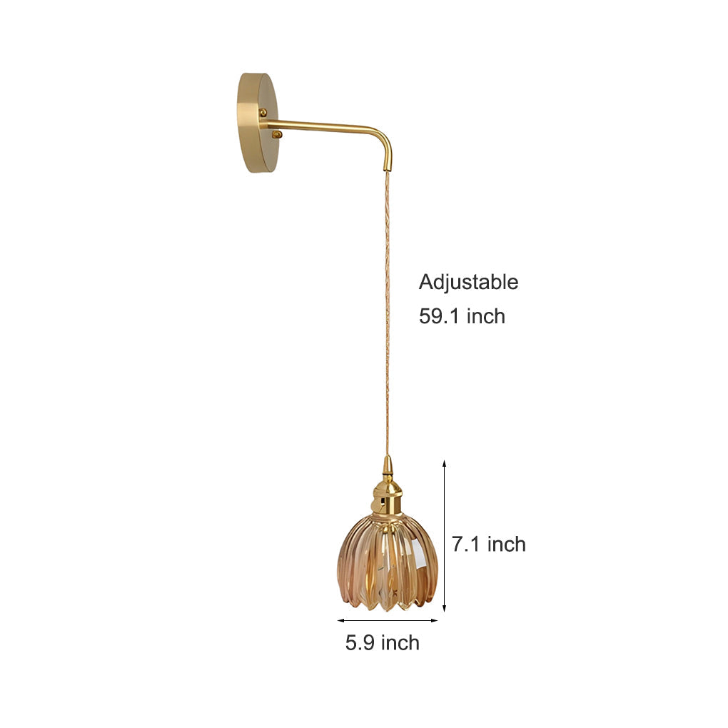 WHIMSY BLOOM ARTISAN LED HANGING LIGHT