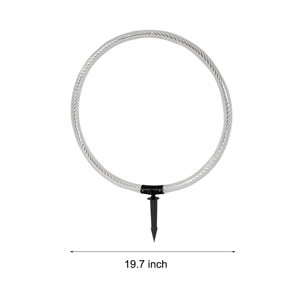 WINTERBOURNE MODERN RINGED LED GARDEN LIGHTING, WATER-RESISTANT LANDSCAPE ILLUMINATION