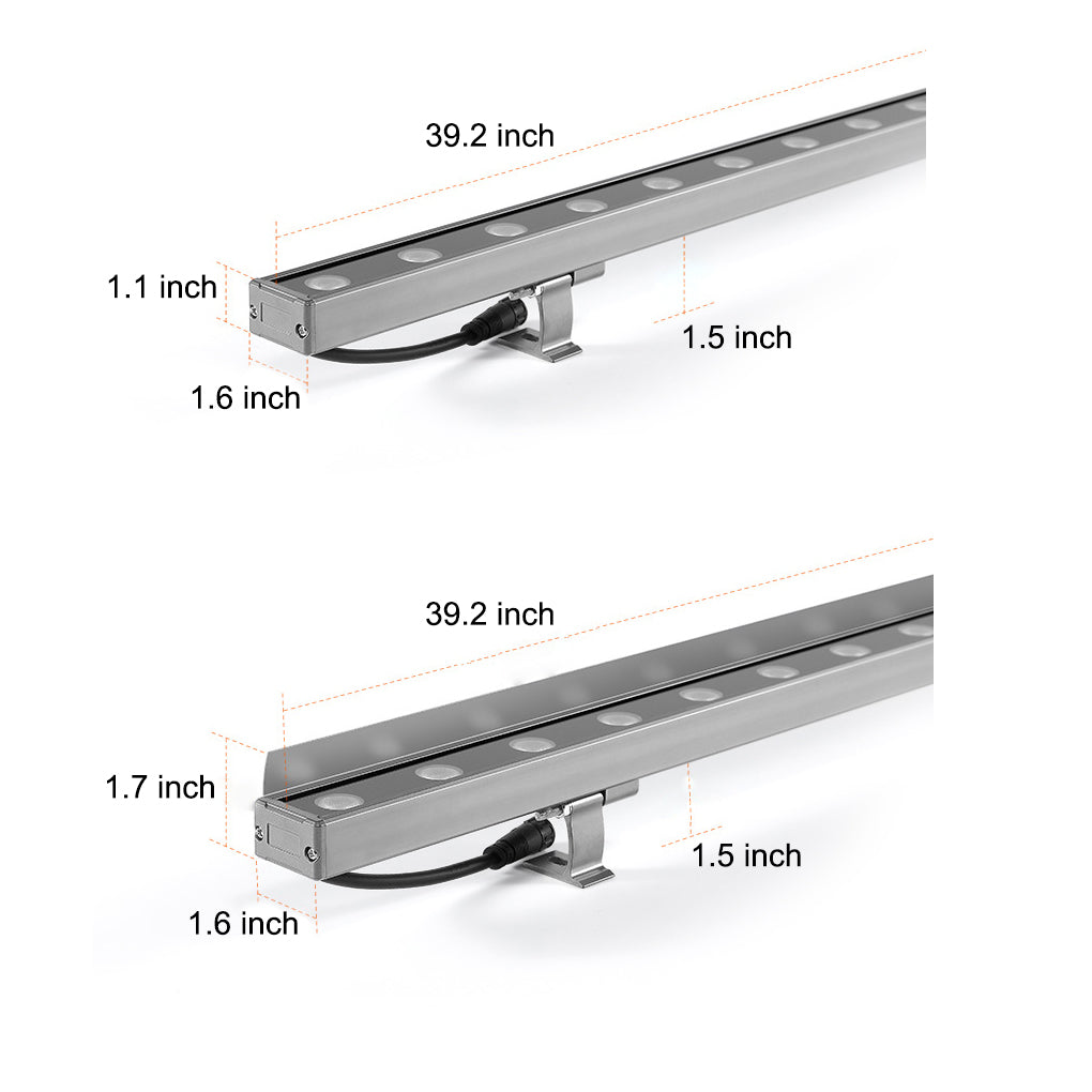 1. **WINSLOW AQUA SHIELD LED LINEAR ILLUMINATOR** - A robust outdoor light fixture designed to provide low-voltage illumination with a waterproof finish, perfect for accentuating walls and landscapes.

2. **HATHERLEIGH RAINPROOF LED WALL ENHANCER** - An i
