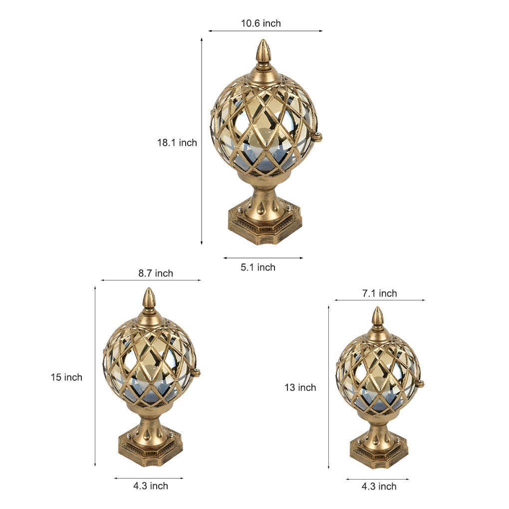 WINDSOR GLASS SPHERE GARDEN ILLUMINATOR