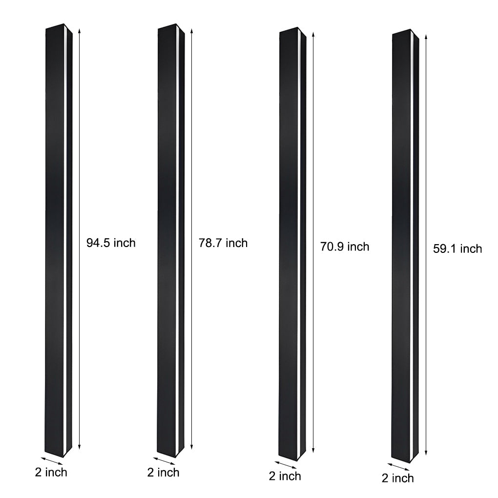 WINTHROP SLIMLINE SOLAR WALL LANTERN, WATER-RESISTANT BLACK FINISH