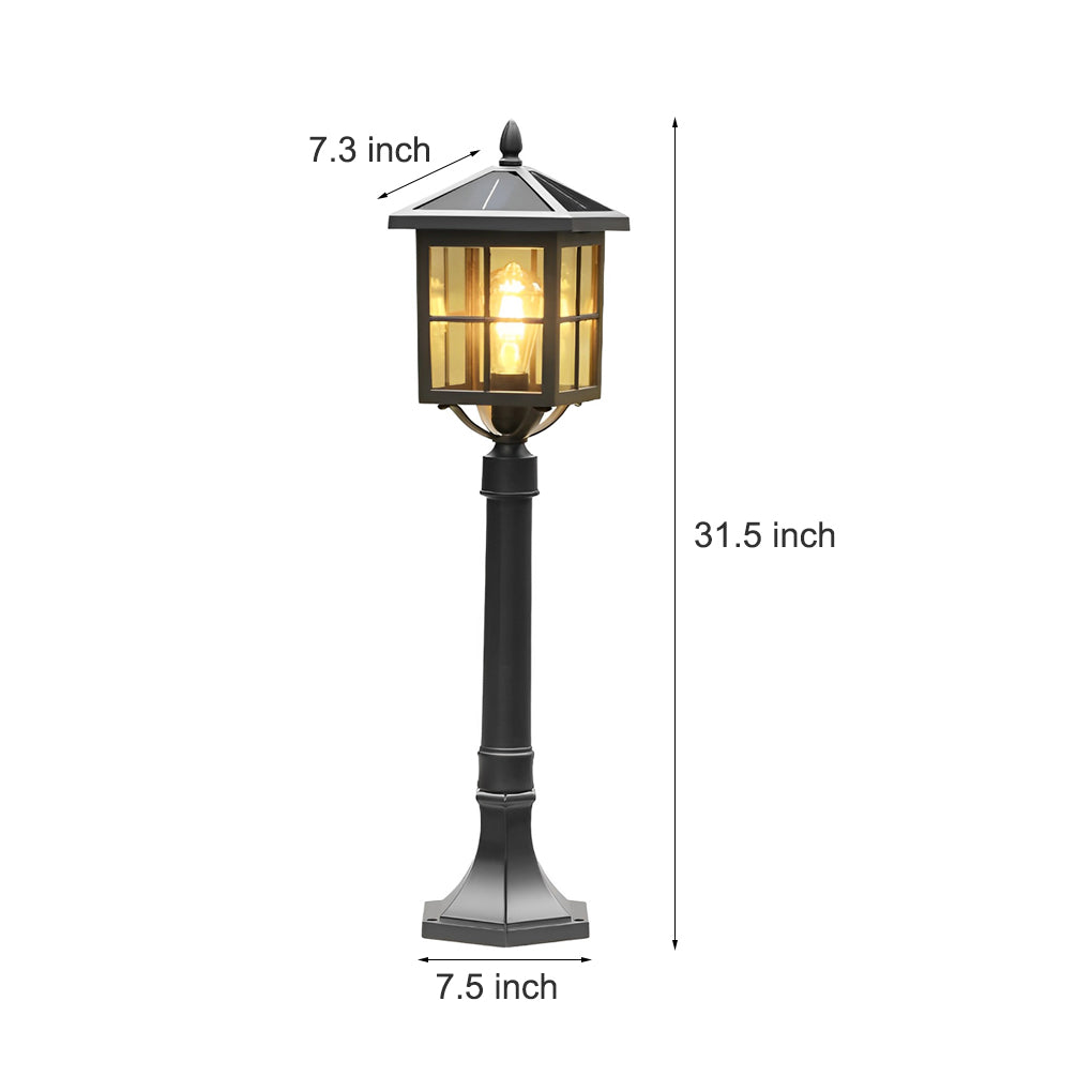 BLACKWATER GARDEN SOLAR-POWERED PAVILION LANTERN