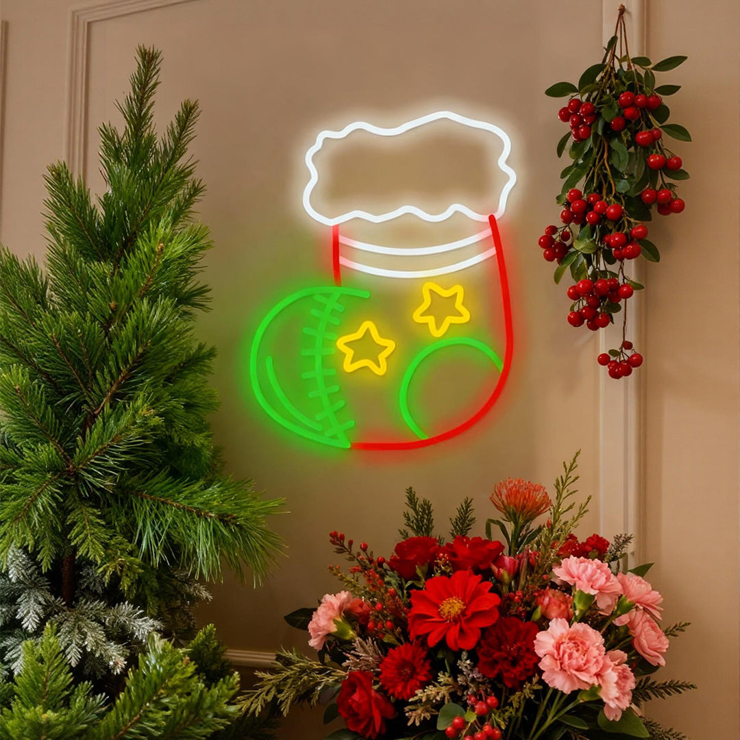 WINTERGLOW CHRISTMAS SOCKS ILLUMINATION ART