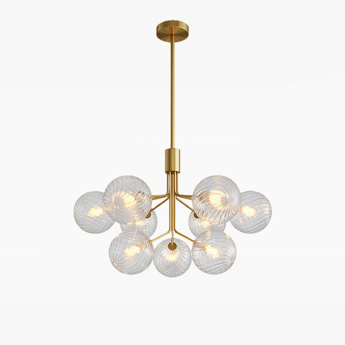 WINDSOR COPPER GLASS DRAPED CEILING LANTERN