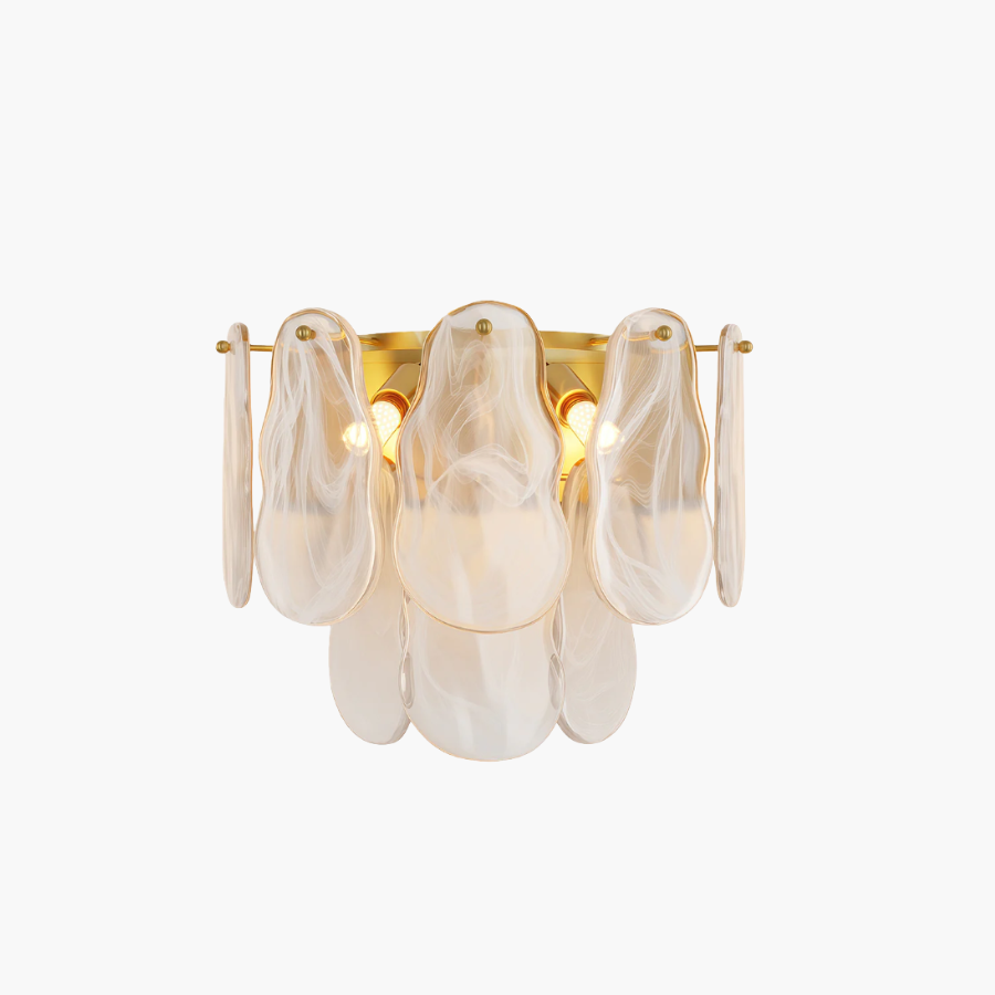 VIVIENNE ARTISANAL CRYSTAL WALL LANTERN