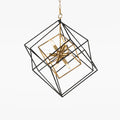 WINTHROP IRON TWIN-TONE SQUARE HANGING LIGHT