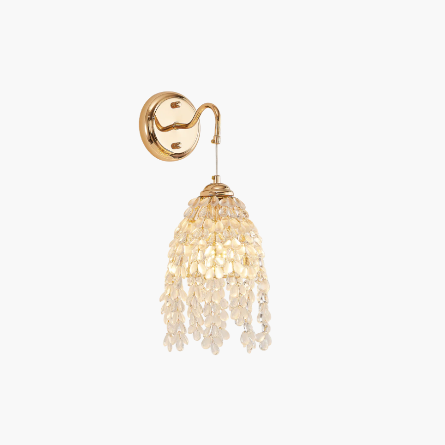 WINDSOR CRYSTAL FLARE WALL LANTERN