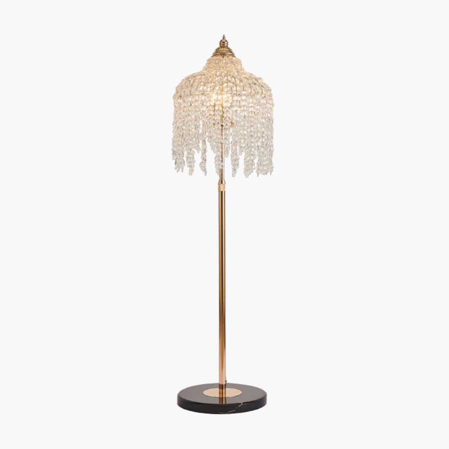 CHARLESTON CRYSTAL ILLUMINATION FLOOR LANTERN