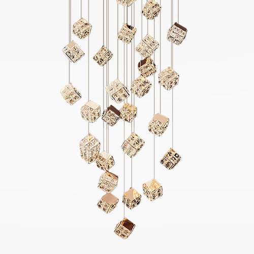 VANDERBILT CRYSTAL ASCENT CHANDELIER