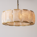 VALLONNE NATURAL STONE ROUND CEILING LUMINAIRE