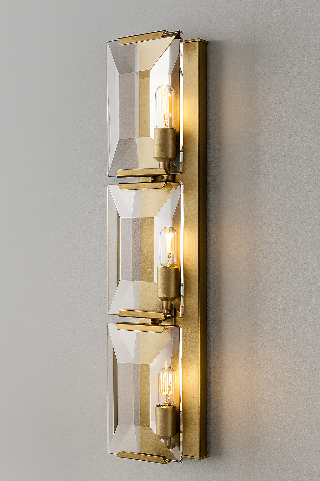 VIVIENNE CRYSTAL TRIPLE WALL LIGHT