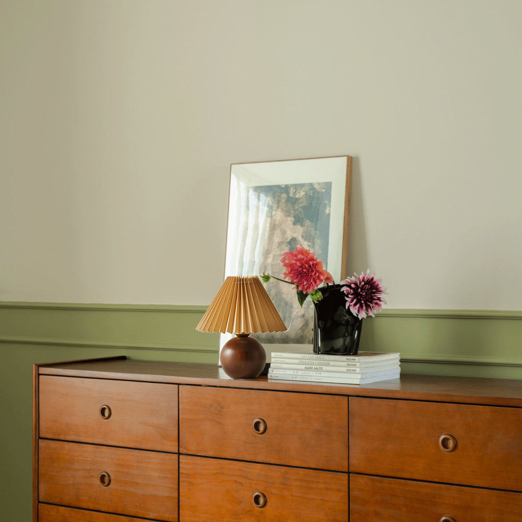 FENWICK RUSTIC WOODEN TABLE ILLUMINATOR