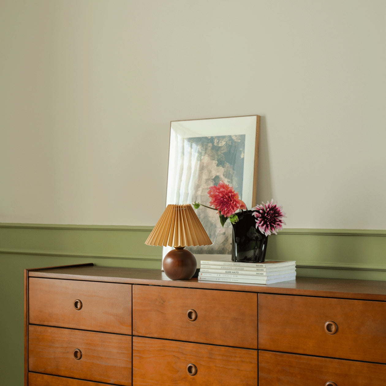 FENWICK RUSTIC WOODEN TABLE ILLUMINATOR