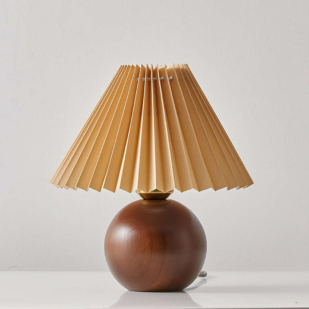 FENWICK RUSTIC WOODEN TABLE ILLUMINATOR