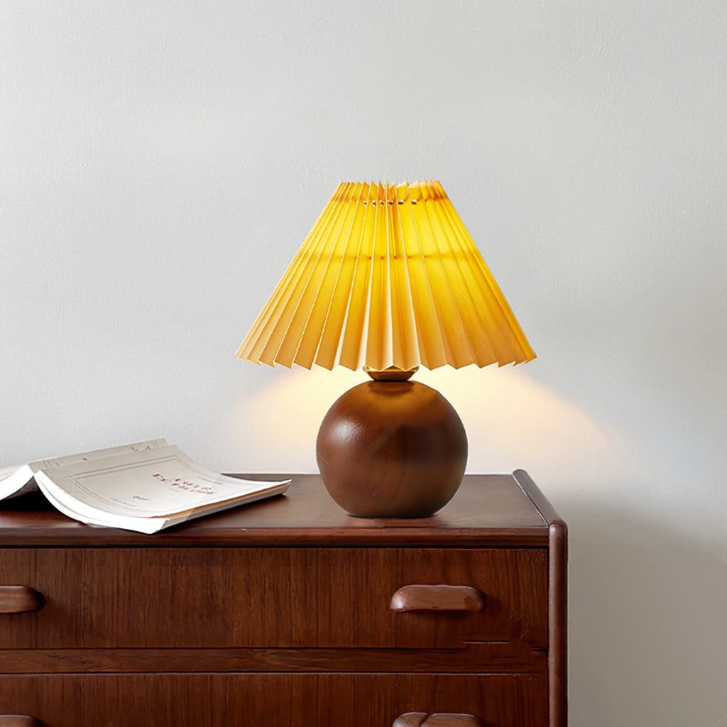 FENWICK RUSTIC WOODEN TABLE ILLUMINATOR