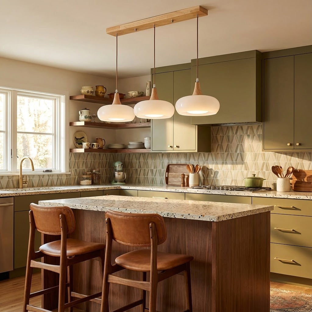 WINDSOR GLAZED CERAMIC PENDANT LUMINAIRE