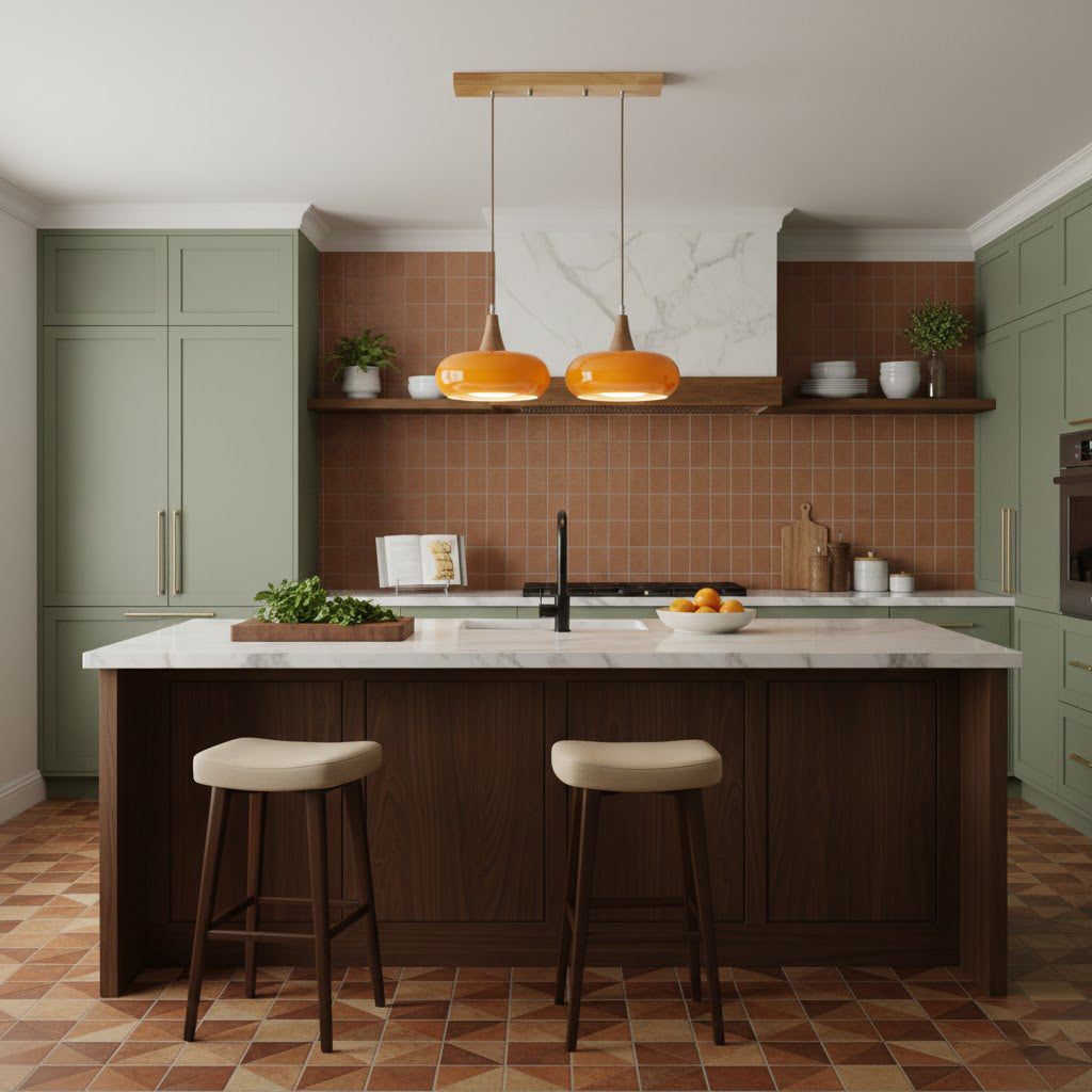 WINDSOR GLAZED CERAMIC PENDANT LUMINAIRE