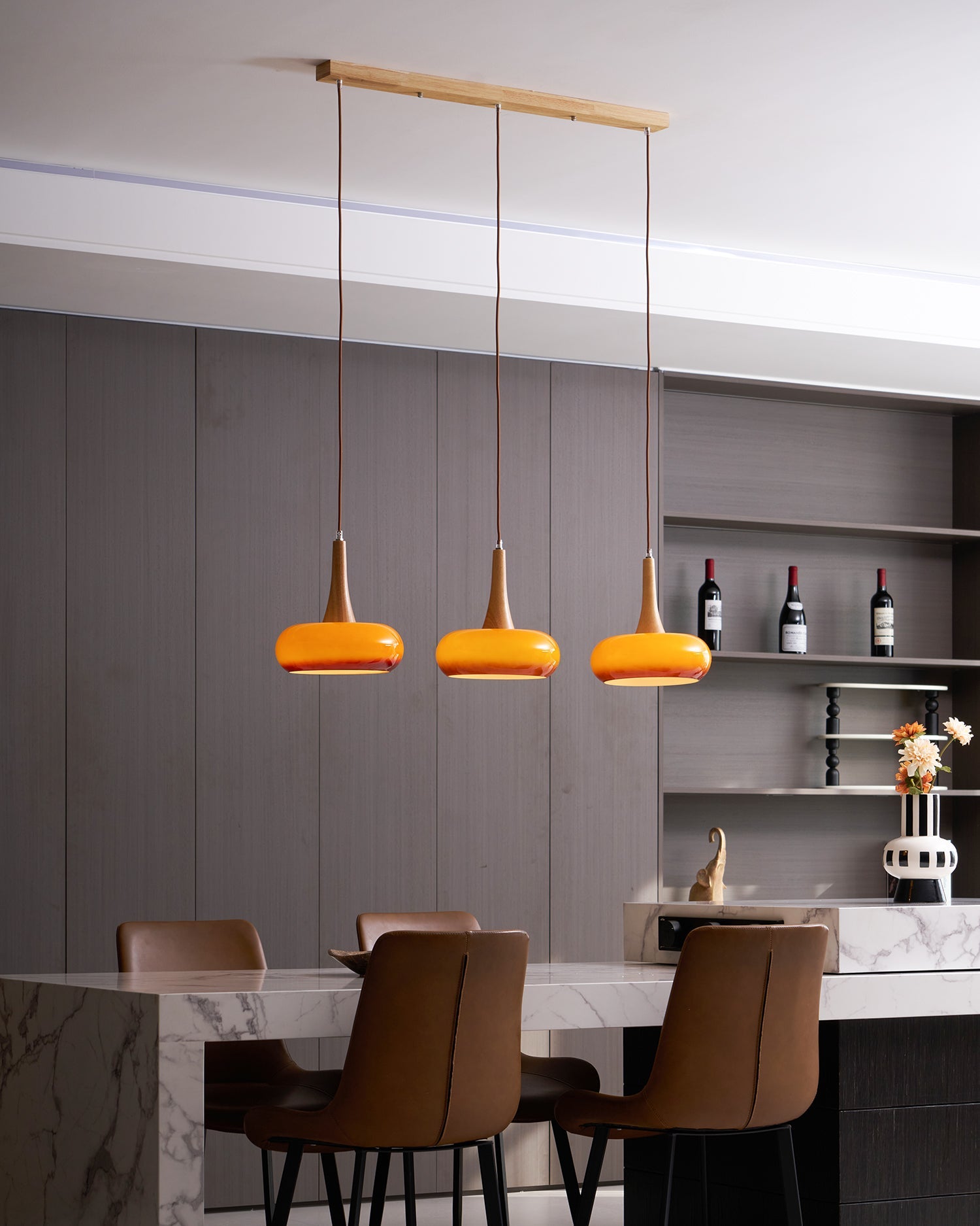 WINDSOR GLAZED CERAMIC PENDANT LUMINAIRE