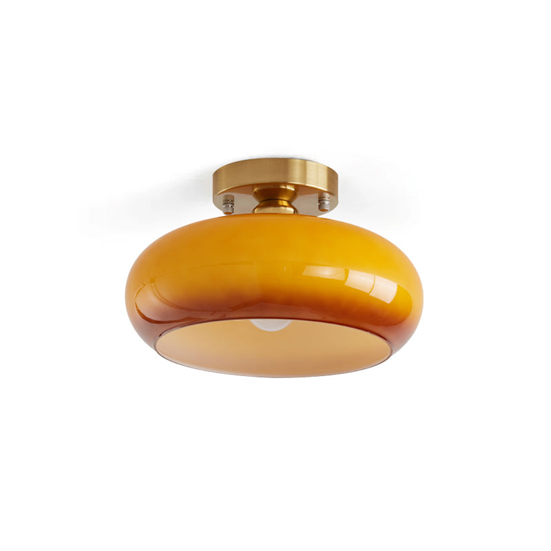 WINTHROP LUMINAIRE WITH ARTISAN GLASS SHADE