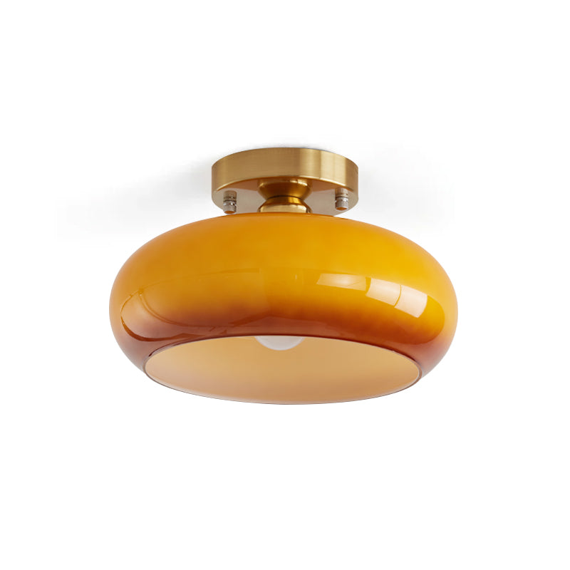WINTHROP LUMINAIRE WITH ARTISAN GLASS SHADE