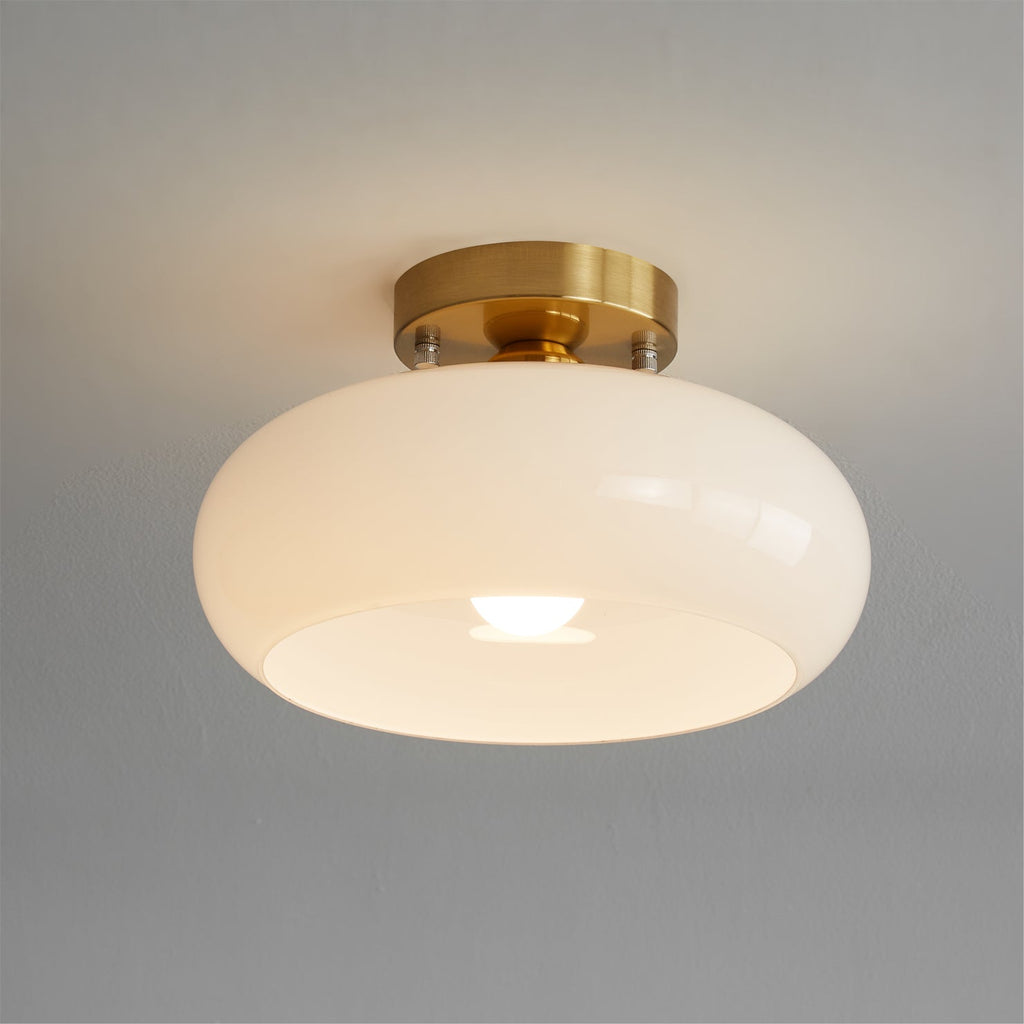 WINTHROP LUMINAIRE WITH ARTISAN GLASS SHADE