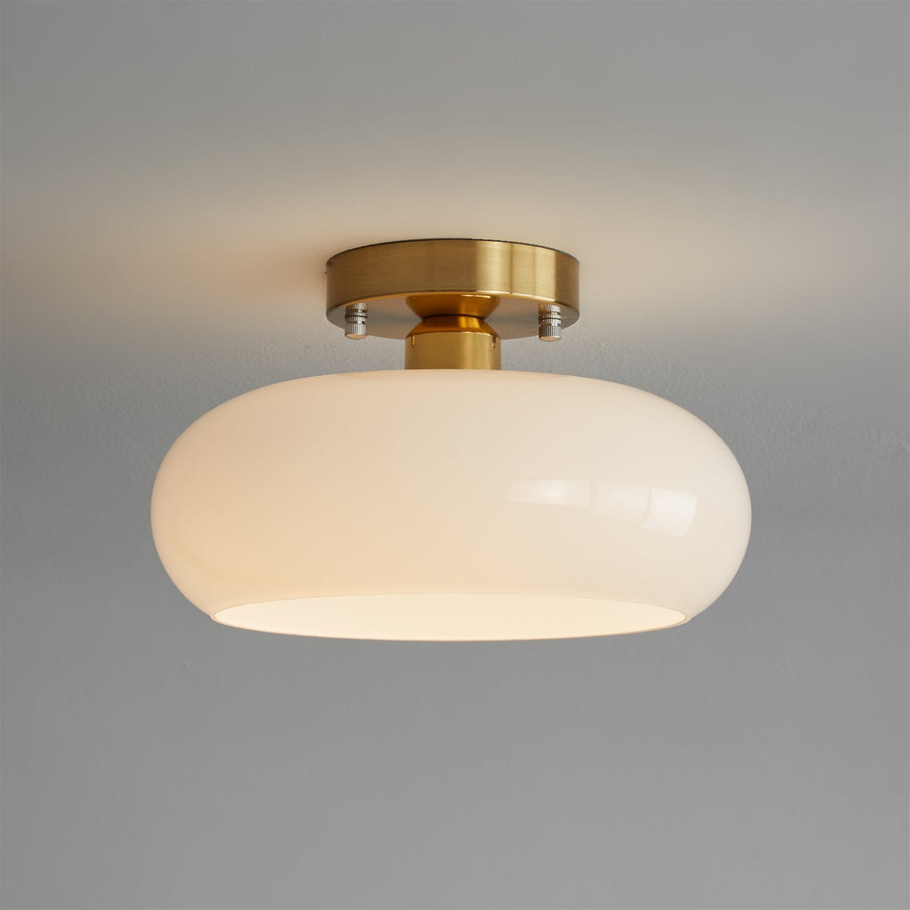 WINTHROP LUMINAIRE WITH ARTISAN GLASS SHADE