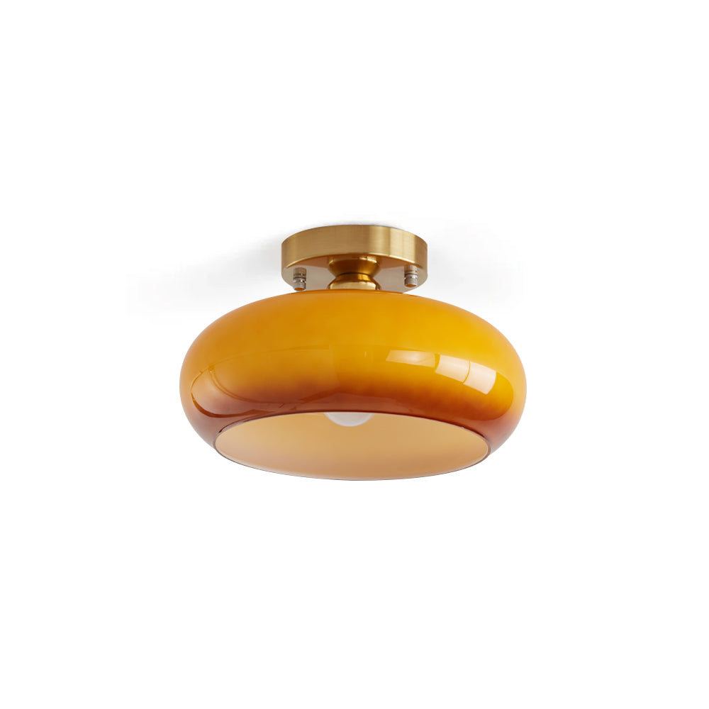 WINTHROP LUMINAIRE WITH ARTISAN GLASS SHADE