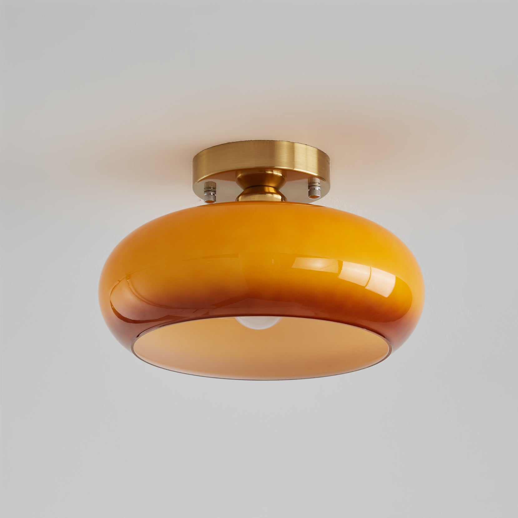 WINTHROP LUMINAIRE WITH ARTISAN GLASS SHADE