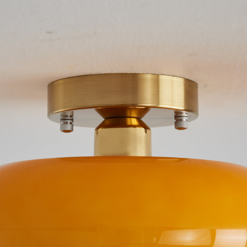 WINTHROP LUMINAIRE WITH ARTISAN GLASS SHADE