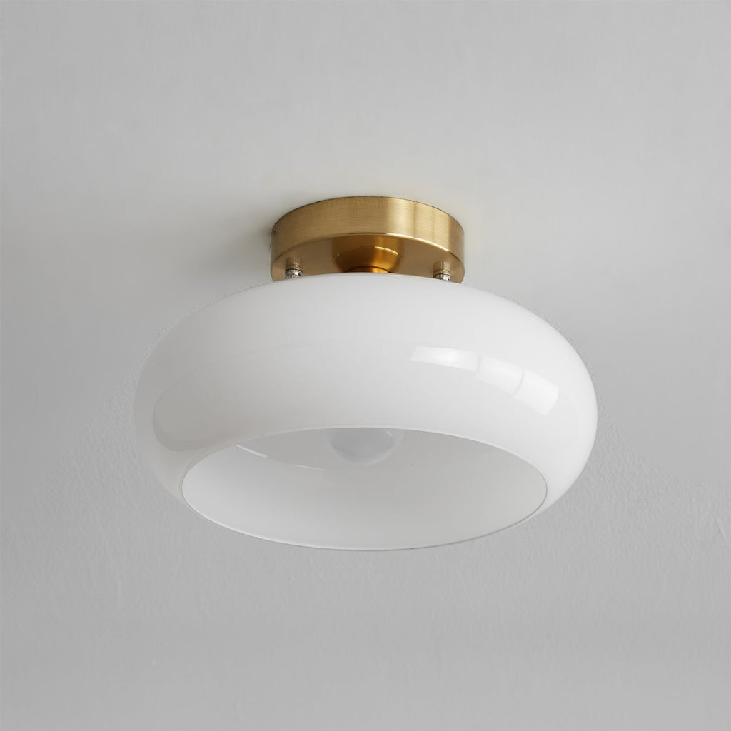 WINTHROP LUMINAIRE WITH ARTISAN GLASS SHADE