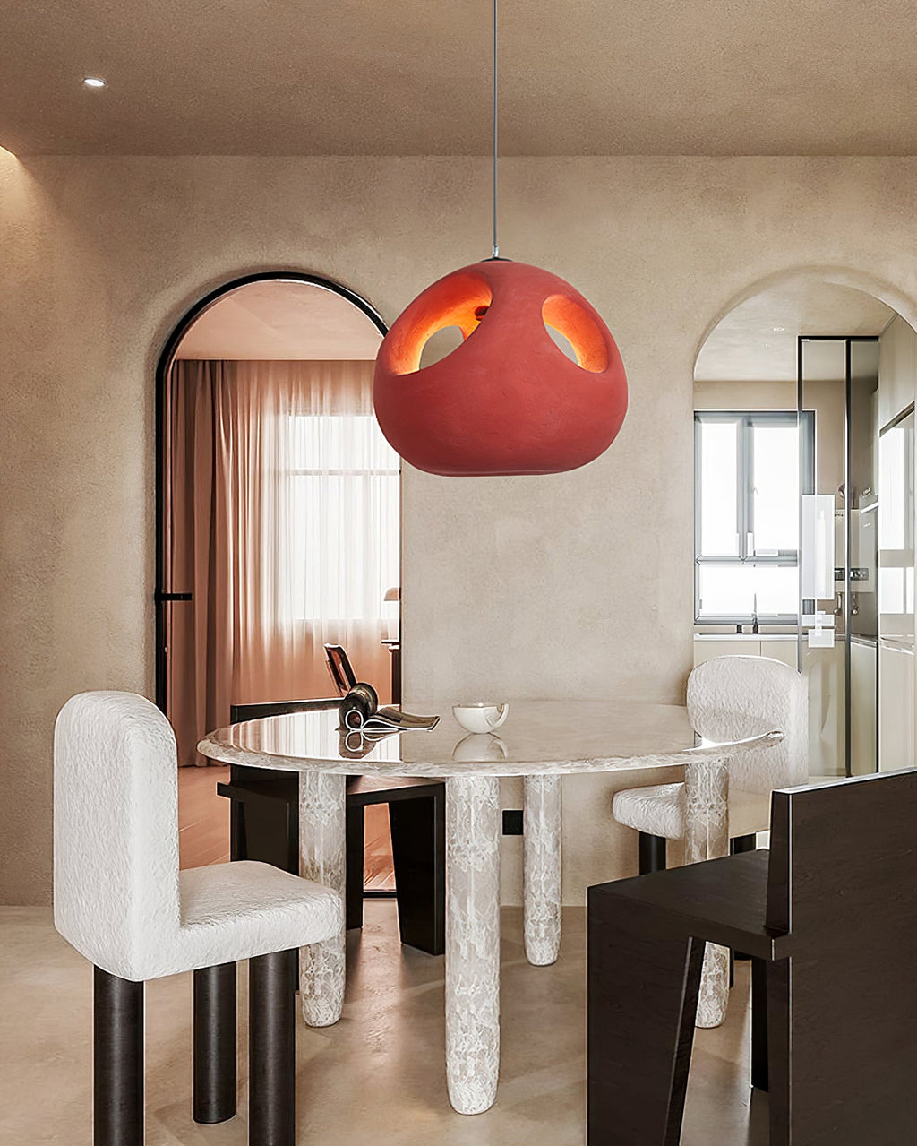 WINTHORPE CRYSTAL DROPLET PENDANT LIGHT