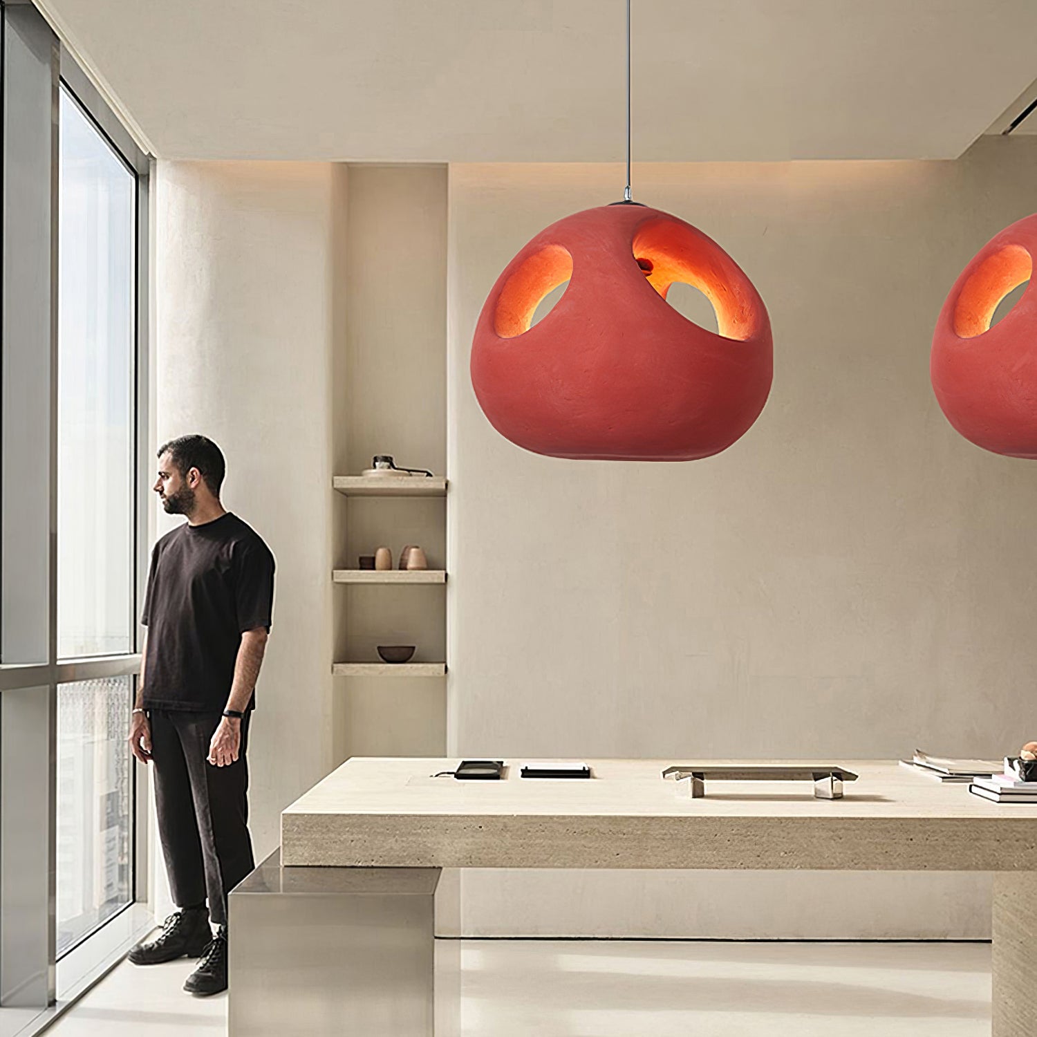 WINTHORPE CRYSTAL DROPLET PENDANT LIGHT