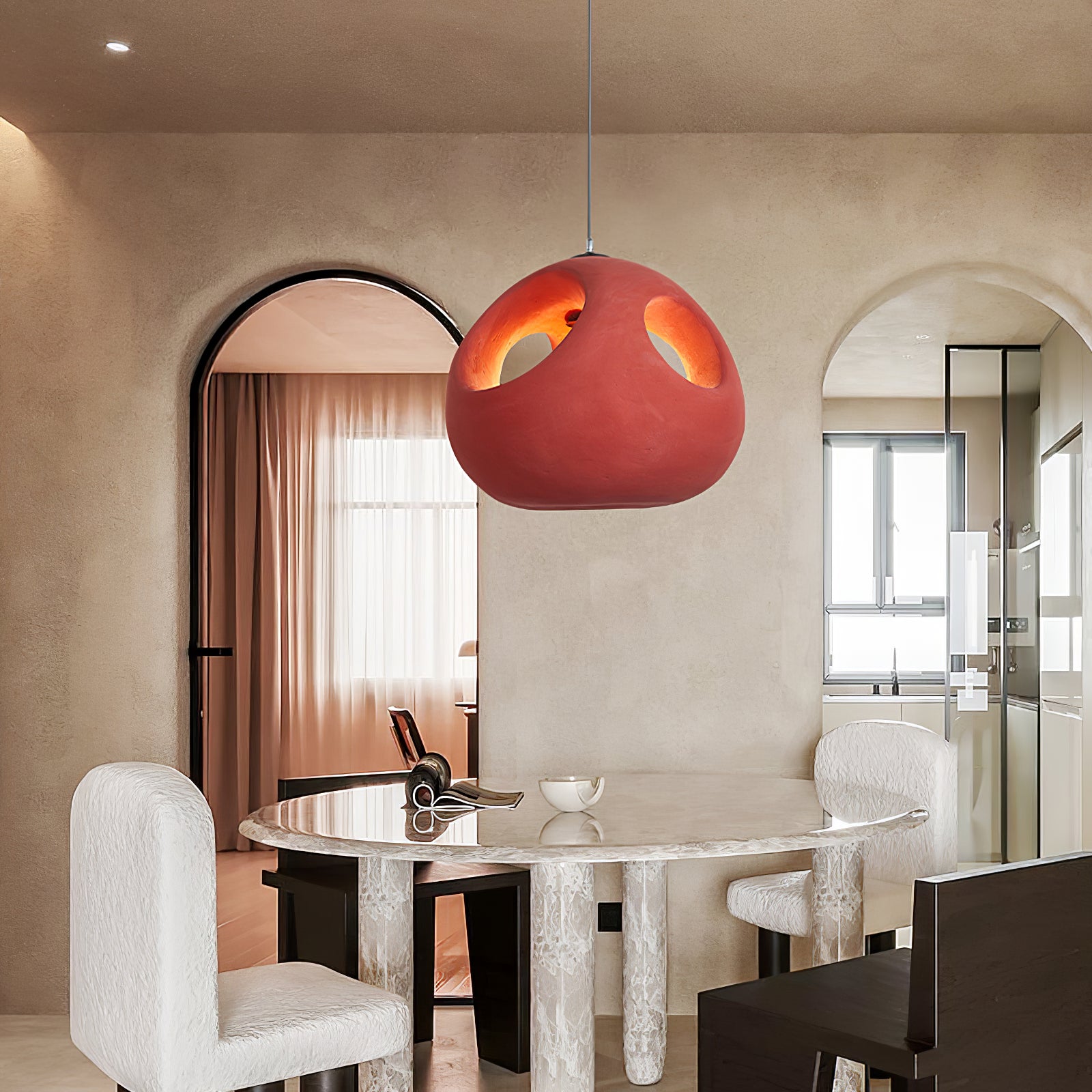 WINTHORPE CRYSTAL DROPLET PENDANT LIGHT