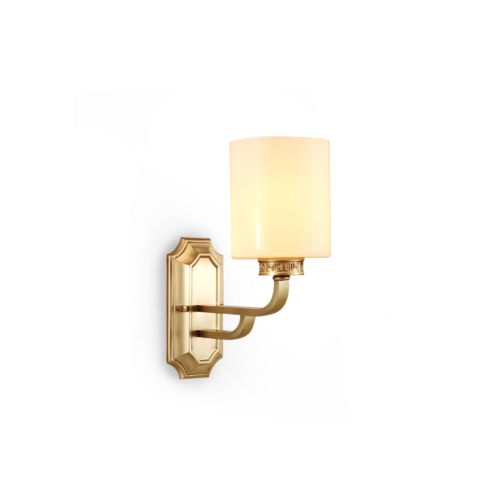 WINTHROP IVORY SHADE WALL SCONCE