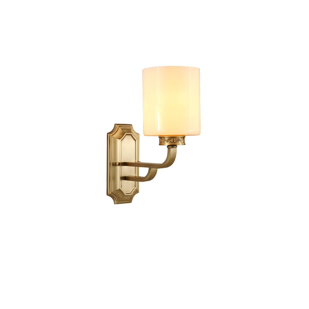 WINTHROP IVORY SHADE WALL SCONCE