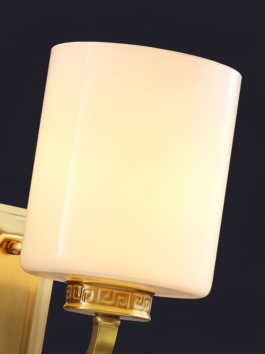 WINTHROP IVORY SHADE WALL SCONCE