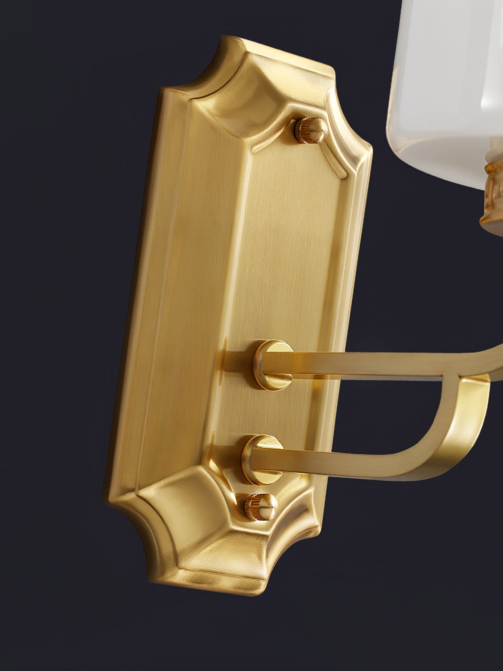 WINTHROP IVORY SHADE WALL SCONCE