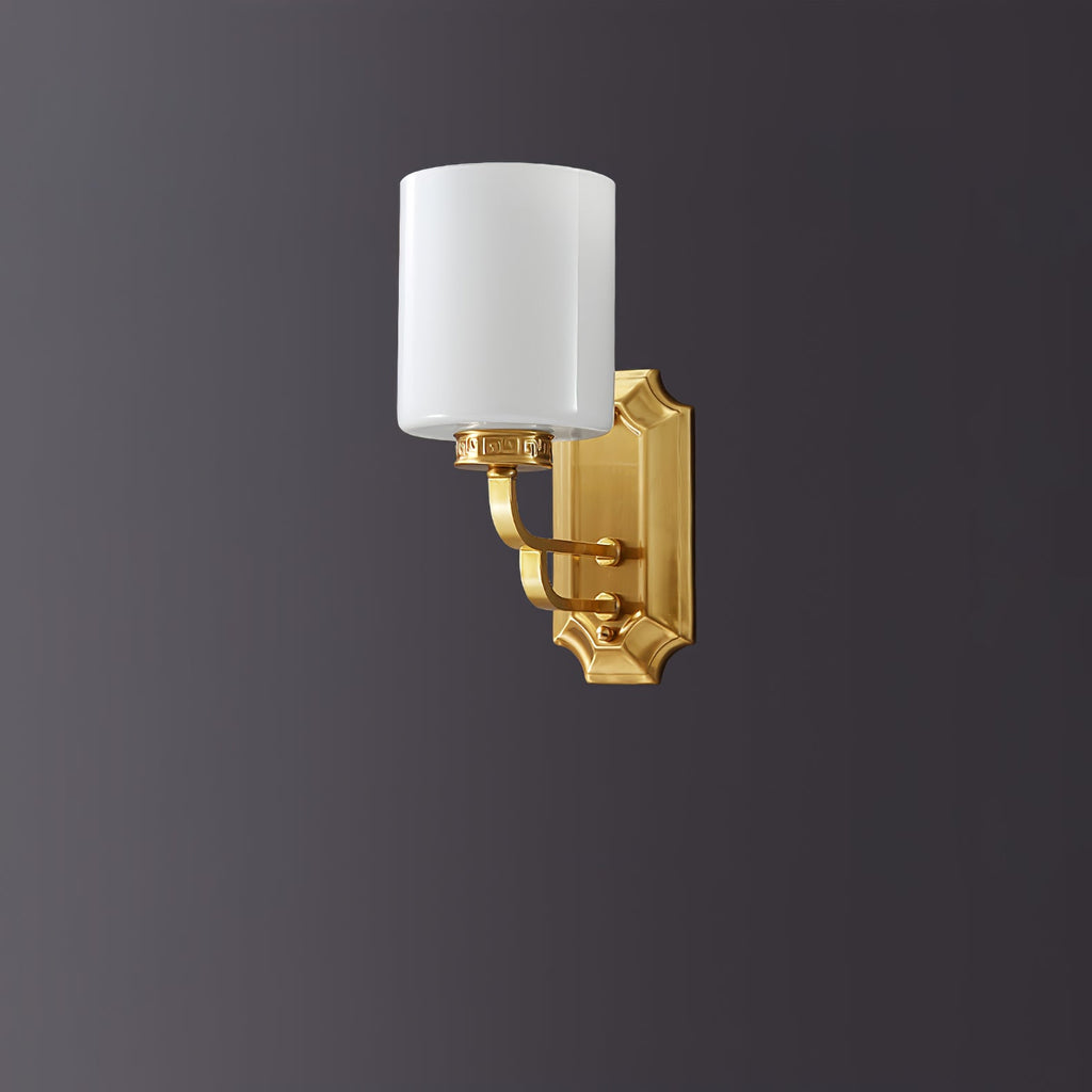 WINTHROP IVORY SHADE WALL SCONCE