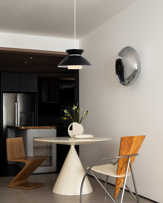 FARNWORTH MISTY GLASS HANGING LANTERN