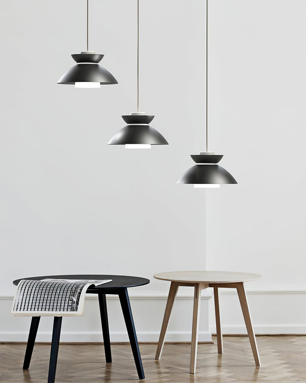 FARNWORTH MISTY GLASS HANGING LANTERN