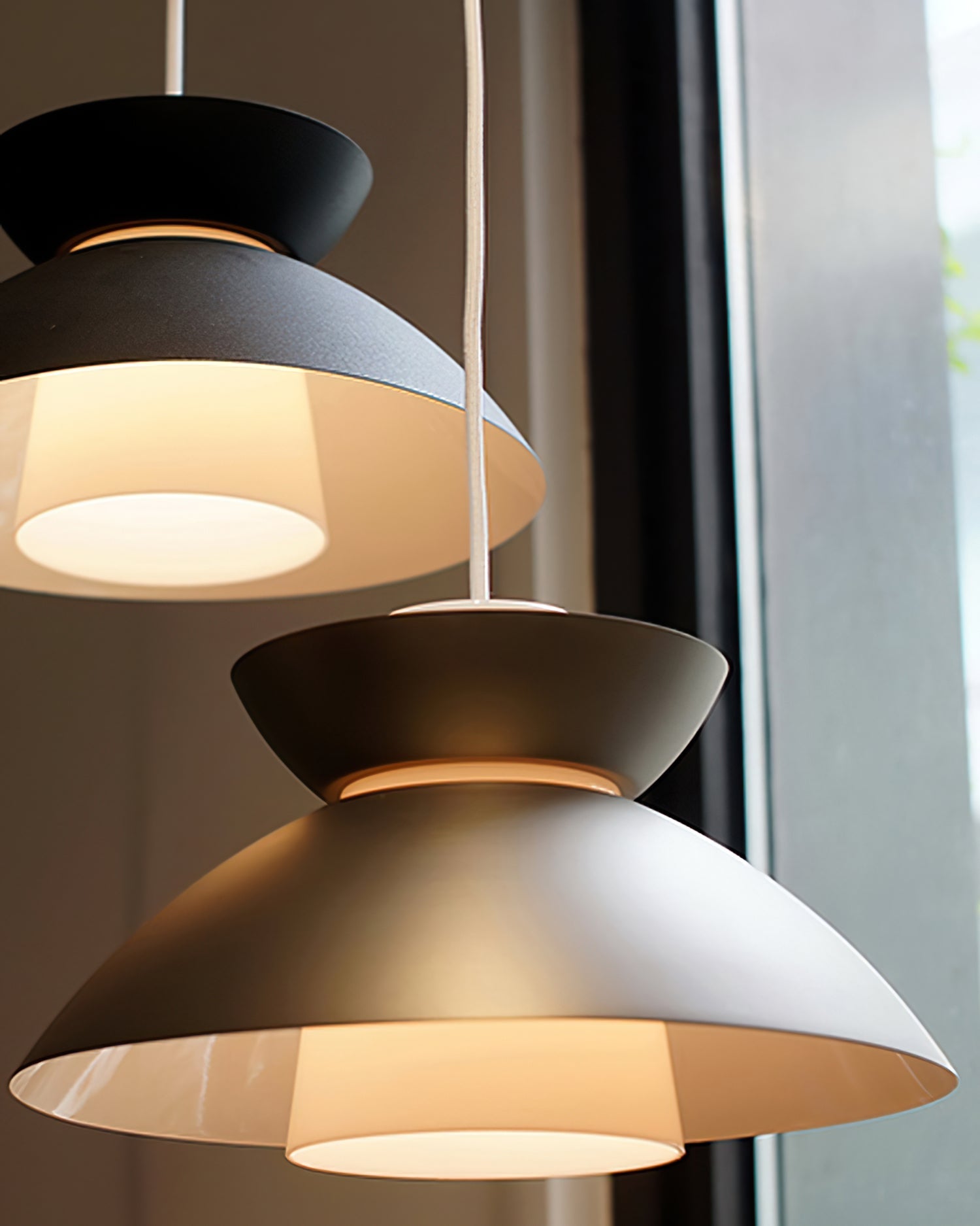 FARNWORTH MISTY GLASS HANGING LANTERN