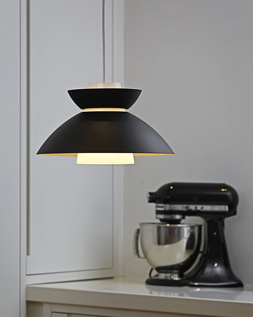 FARNWORTH MISTY GLASS HANGING LANTERN