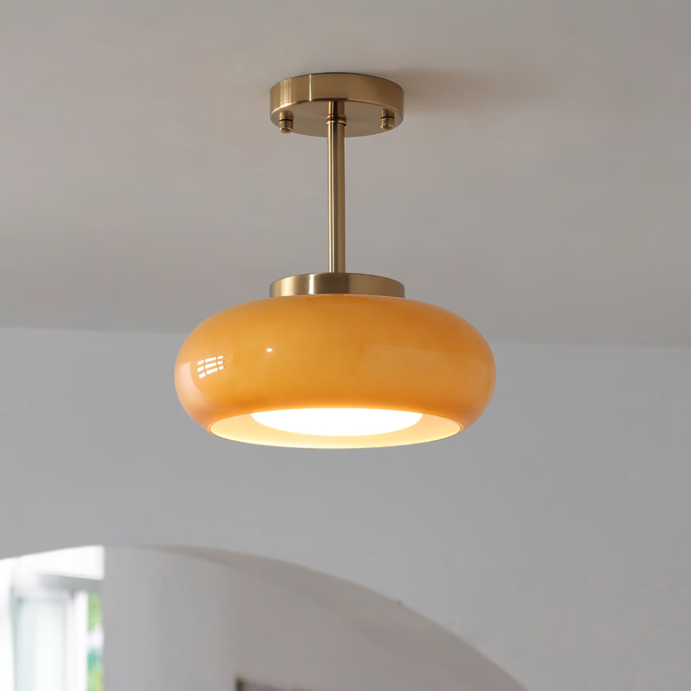 Winthrop Vintage Glass Pendant Light