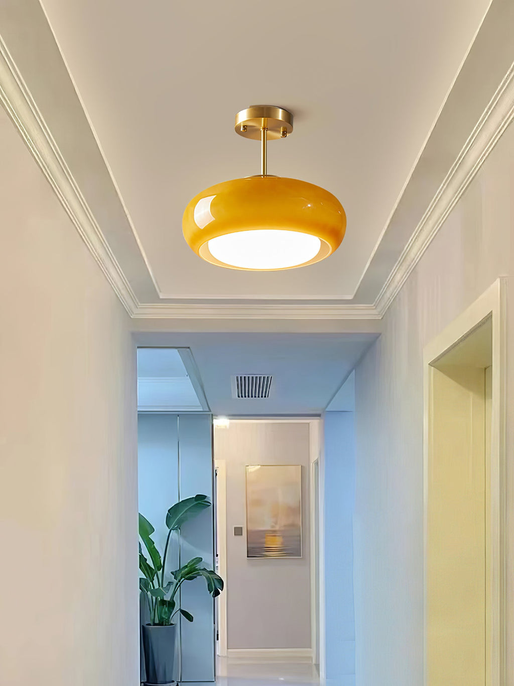 Winthrop Vintage Glass Pendant Light