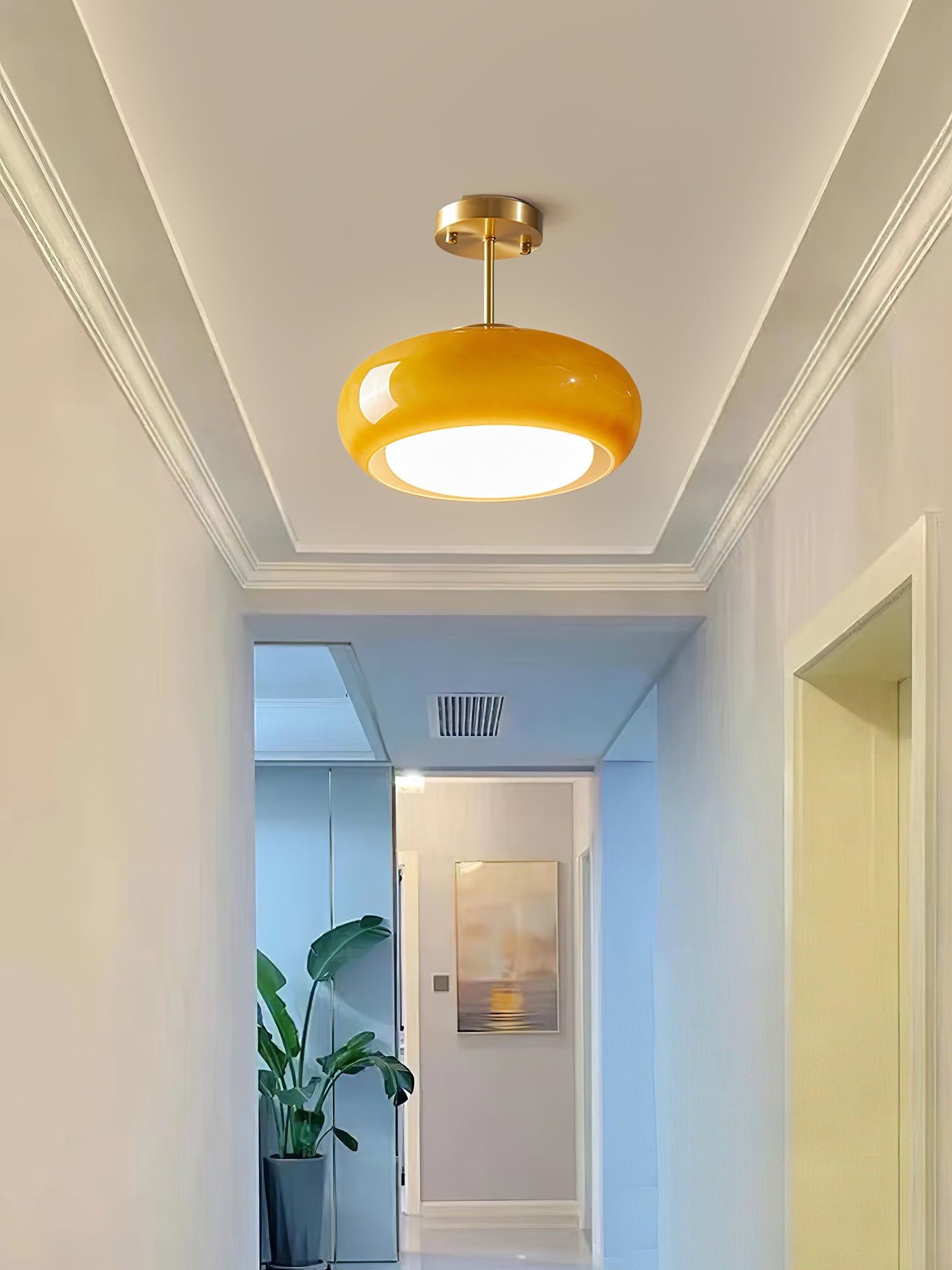 Winthrop Vintage Glass Pendant Light