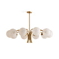 CARLISLE FROSTED CRYSTAL GLOBE CHANDELIER