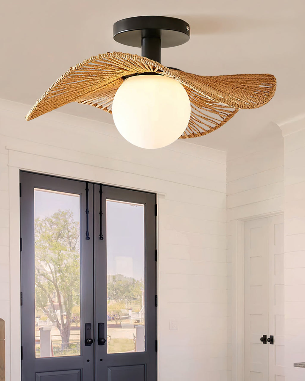 RAVENHURST FROSTED GLASS DOME CEILING LIGHT