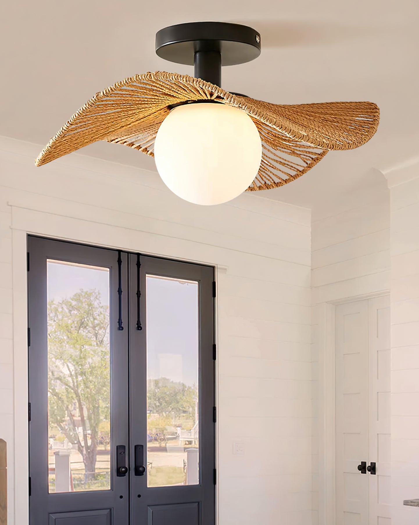 RAVENHURST FROSTED GLASS DOME CEILING LIGHT